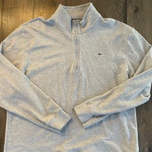 Vineyard Vines Gray Lightweight 1/2 Zip